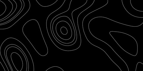 Modern design with White background with topographic wavy pate for decoration. Abstract white golden Topographic line map background with shadows. Contour elevation topographic and textured Background