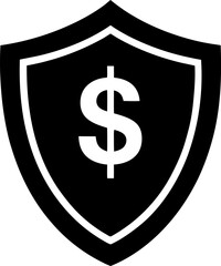 shield with dollar symbol