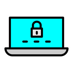Two Factor Authentication Vector Filled Icon Design