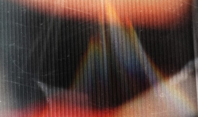 Dusty film grain light leaks scratched film scan for textures and overlays design with scratches