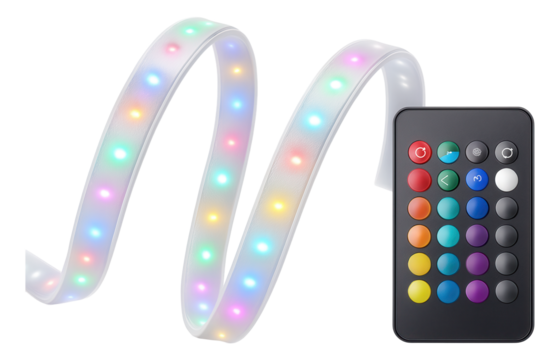 An LED strip light with remote control, allowing teens to customize the lighting ambiance in their room.