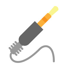 Audio Jack Vector Flat Icon Design