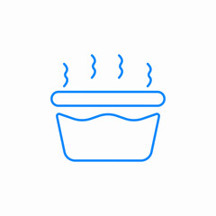 water steam icon sign vector