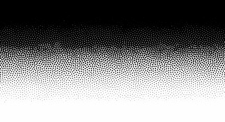 Black and White Halftone Gradient Texture High-Resolution EPS Vector Graphic