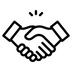 Handshake in vector illustration