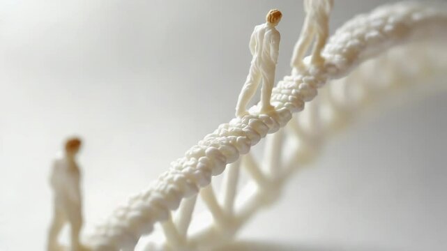 Close-up shot of a piece of string with intricate knotting