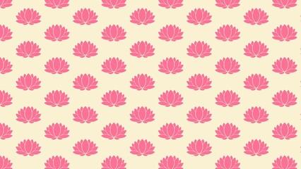 Vector  lotus flower pattern multicolored