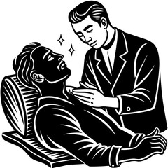 Male Beauty Therapy – Skin Rejuvenation Treatment Concept

