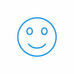 happy face icon sign vector