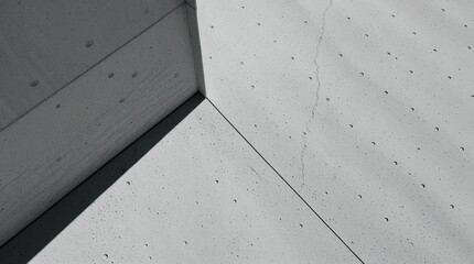 A soft diagonal shadow moves slowly across a clean concrete surface in a seamless loop. This stylish, brutalist animation is a perfect minimalist background for text - Powered by Adobe