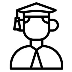 Student in vector illustration
