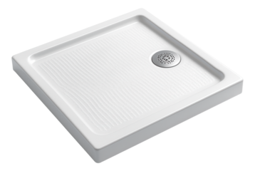 Shower tray with an anti-slip surface for a family home, ensuring safe footing for all ages.