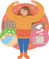 温活を意識する女性