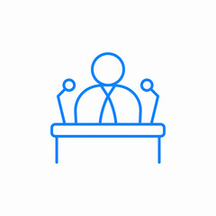 public speaker icon sign vector