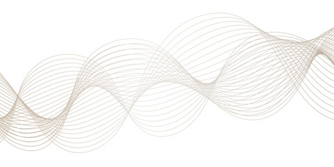 Abstract white color wave line futuristic technology flowing particles. modern curved wave smooth stripe seamless pattern. digital frequency track equalizer. stylized wave line art background.