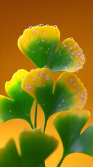 Beginning of Autumn solar term autumn appreciation ginkgo leaves autumn leaves Double Ninth Festival poster illustration