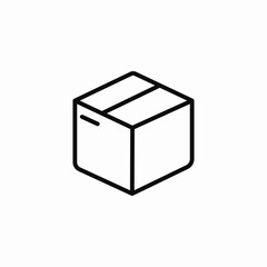 closed box icon sign vector