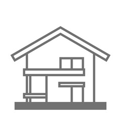 シンプルな住宅のベクターアイコン_5
