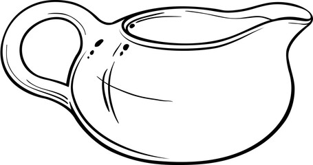 Teapot isolated for Design and Decoration