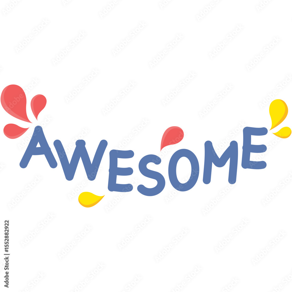 Fototapete Lettering Stickers.revisi Alphabet 3D Design and Colorful Editable Text Effect Set. Text can be changed in 