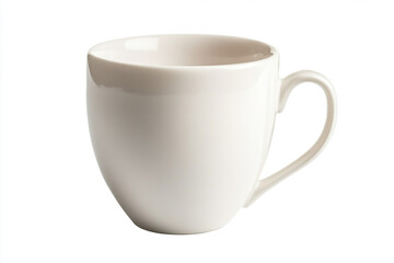 Simple White Ceramic Mug