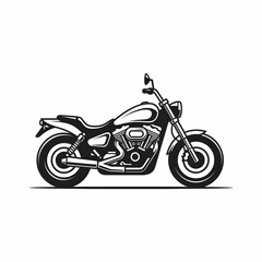 Fototapeta premium Classic Motorcycle Silhouette