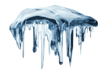 Dripping liquid smoke encased in frozen abstract form highlighting the beauty of crystallized textures and ethereal shapes