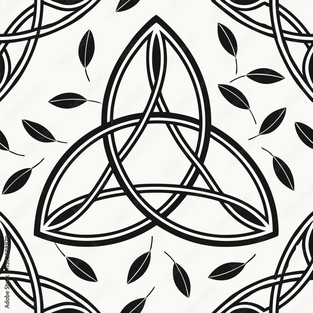 Poster minimalist geometric abstract pattern featuring repeating triangles in a clean modern design with a 