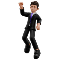 Businessman 3D Cartoon Character