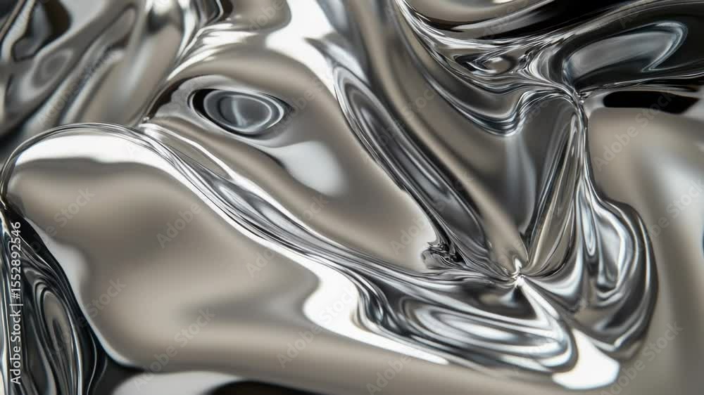 Poster a close-up shot of a smooth and reflective surface, great for highlighting textures or backgrounds