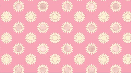 Sunflower Vector pattern design colorful