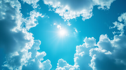 blue sky with white cloud background. white cloud with blue sky background
