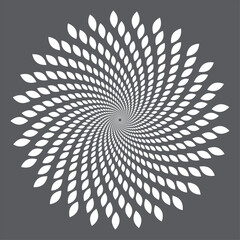 black and white abstract background pattern spiral 