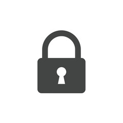 Simple Lock Icon for Security and Protection