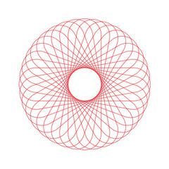 abstract spiral shape