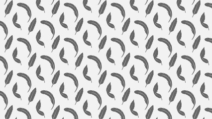 Vector seamless feathers pattern multicolored design