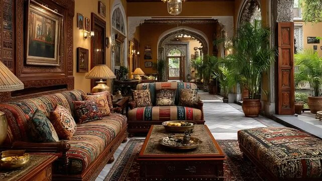marwari grandeur an indian interior house video