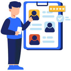 Employee Evaluation and Review Process with Ratings, Feedback, and Workplace Performance Insight