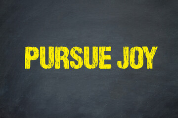 Pursue Joy	
