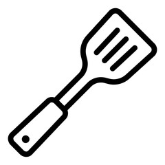 Spatula icon. Vector line icon