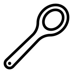 Spoon icon. Vector line icon