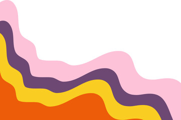 Retro Abstract Corner Border