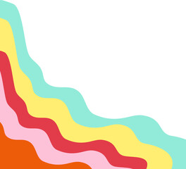 Retro Abstract Corner Border