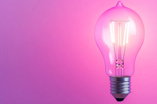 Shining idea symbol with a motivational quote in vibrant colors - Powered by Adobe