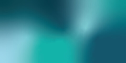 Soft blurred Transformative Teal abstract background with smooth motion and glowing tones