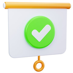 Green Check Slide Approval