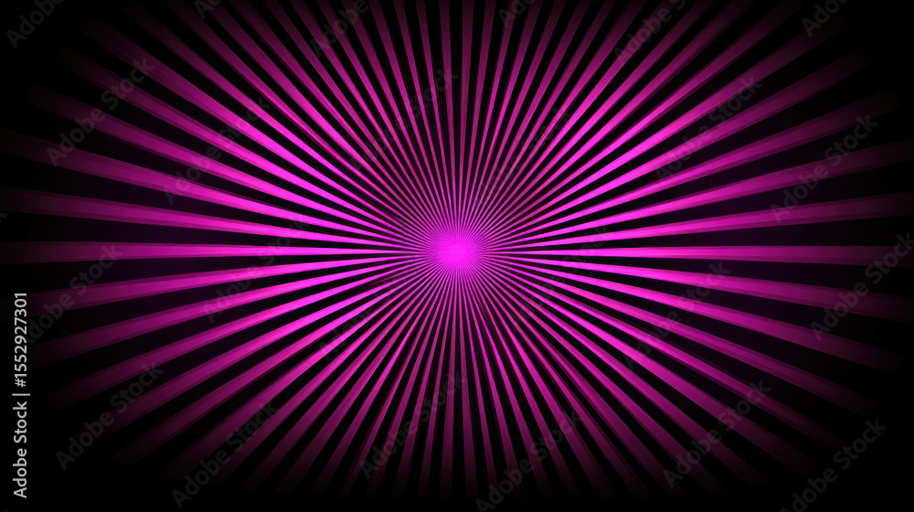Canvas Prints radiant pink sunburst design with dynamic rays and vibrant gradient background for art and graphic p