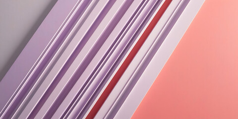 Modern Abstract Diagonal Stripes in Pastel Palette

