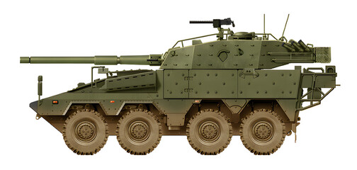 Boxer LMT-105 (Concept of a tank destroyer based on the GTK Boxer, using the LMT-105 turret)
