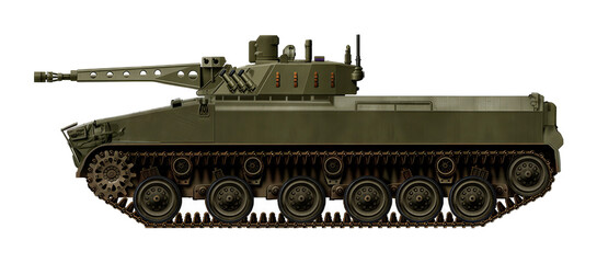 BTD-2 IFV (Concept of a new infantry fighting vehicle for the Romanian army, using a new combat module and a 35mm cannon)